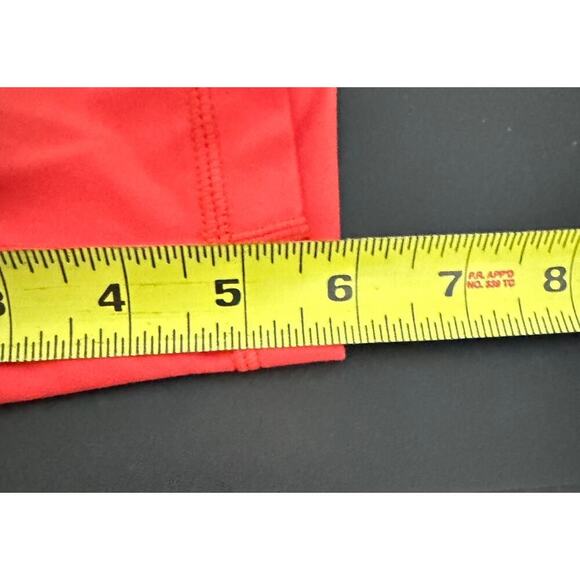 Gigi C Sport NWOT The Gia Belted Romper Open Back 90s Style In Coral Size Medium - Picture 10 of 10